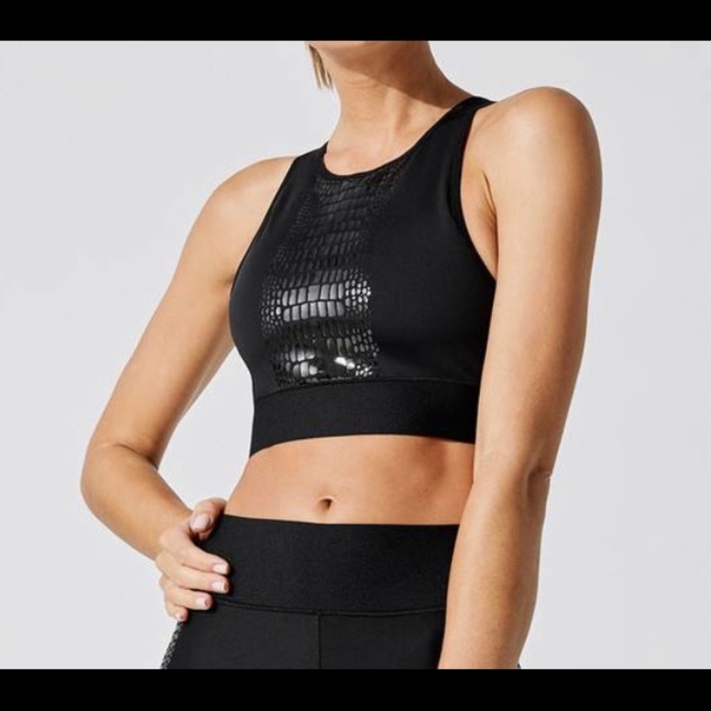 Black Altitude Crocodile Top